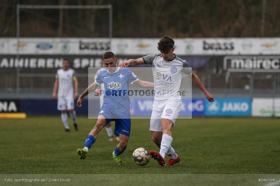 sport, action, SVD, SV Darmstadt 98 (U21), Mairec-Arena, Lotto Hessenliga, HFV, Fussball, FCB, FC Bayern Alzenau, Alzenau, 22.02.2025 - Bild-ID: 2467169