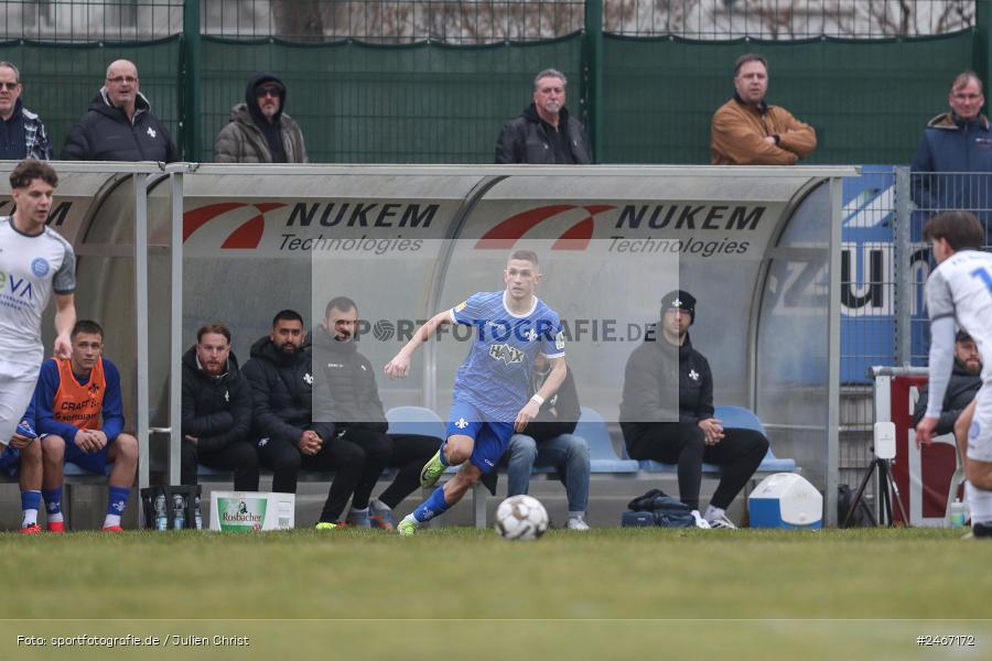 sport, action, SVD, SV Darmstadt 98 (U21), Mairec-Arena, Lotto Hessenliga, HFV, Fussball, FCB, FC Bayern Alzenau, Alzenau, 22.02.2025 - Bild-ID: 2467172