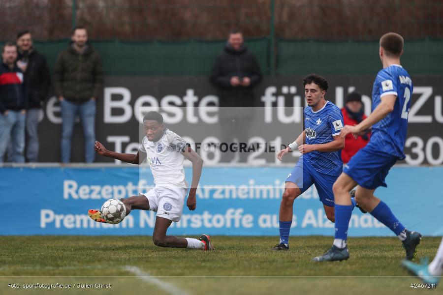 sport, action, SVD, SV Darmstadt 98 (U21), Mairec-Arena, Lotto Hessenliga, HFV, Fussball, FCB, FC Bayern Alzenau, Alzenau, 22.02.2025 - Bild-ID: 2467211