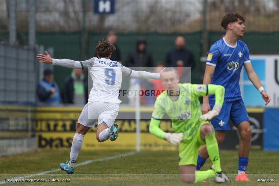 sport, action, SVD, SV Darmstadt 98 (U21), Mairec-Arena, Lotto Hessenliga, HFV, Fussball, FCB, FC Bayern Alzenau, Alzenau, 22.02.2025 - Bild-ID: 2467215