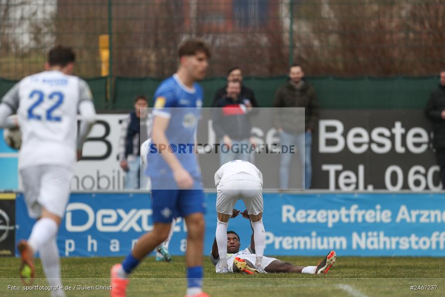 sport, action, SVD, SV Darmstadt 98 (U21), Mairec-Arena, Lotto Hessenliga, HFV, Fussball, FCB, FC Bayern Alzenau, Alzenau, 22.02.2025 - Bild-ID: 2467237