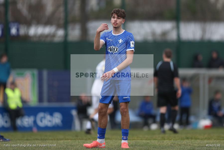 sport, action, SVD, SV Darmstadt 98 (U21), Mairec-Arena, Lotto Hessenliga, HFV, Fussball, FCB, FC Bayern Alzenau, Alzenau, 22.02.2025 - Bild-ID: 2467238