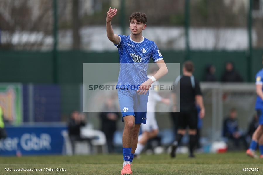 sport, action, SVD, SV Darmstadt 98 (U21), Mairec-Arena, Lotto Hessenliga, HFV, Fussball, FCB, FC Bayern Alzenau, Alzenau, 22.02.2025 - Bild-ID: 2467240