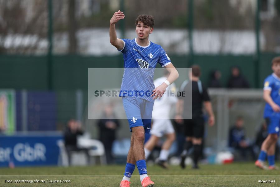 sport, action, SVD, SV Darmstadt 98 (U21), Mairec-Arena, Lotto Hessenliga, HFV, Fussball, FCB, FC Bayern Alzenau, Alzenau, 22.02.2025 - Bild-ID: 2467241