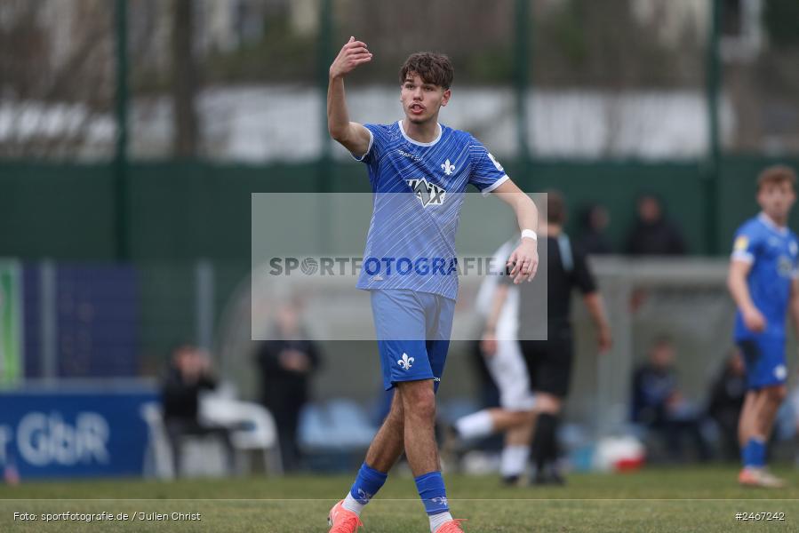 sport, action, SVD, SV Darmstadt 98 (U21), Mairec-Arena, Lotto Hessenliga, HFV, Fussball, FCB, FC Bayern Alzenau, Alzenau, 22.02.2025 - Bild-ID: 2467242