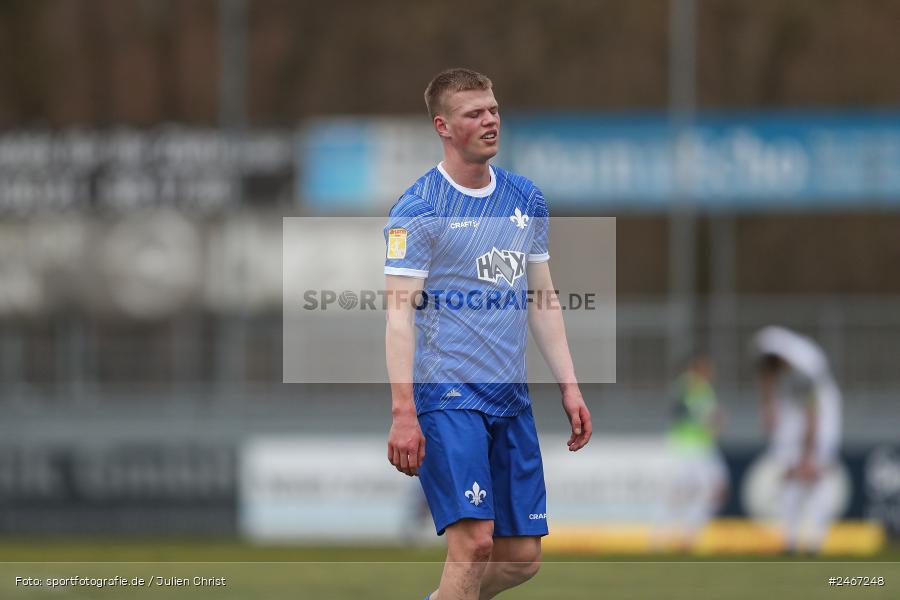 sport, action, SVD, SV Darmstadt 98 (U21), Mairec-Arena, Lotto Hessenliga, HFV, Fussball, FCB, FC Bayern Alzenau, Alzenau, 22.02.2025 - Bild-ID: 2467248