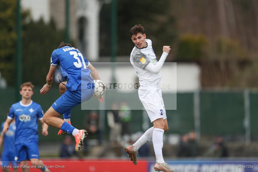 sport, action, SVD, SV Darmstadt 98 (U21), Mairec-Arena, Lotto Hessenliga, HFV, Fussball, FCB, FC Bayern Alzenau, Alzenau, 22.02.2025 - Bild-ID: 2467256