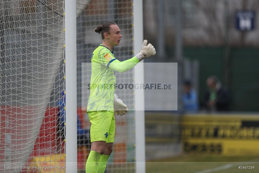 sport, action, SVD, SV Darmstadt 98 (U21), Mairec-Arena, Lotto Hessenliga, HFV, Fussball, FCB, FC Bayern Alzenau, Alzenau, 22.02.2025 - Bild-ID: 2467259