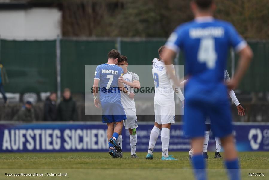 sport, action, SVD, SV Darmstadt 98 (U21), Mairec-Arena, Lotto Hessenliga, HFV, Fussball, FCB, FC Bayern Alzenau, Alzenau, 22.02.2025 - Bild-ID: 2467316