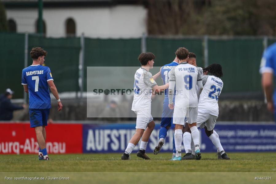 sport, action, SVD, SV Darmstadt 98 (U21), Mairec-Arena, Lotto Hessenliga, HFV, Fussball, FCB, FC Bayern Alzenau, Alzenau, 22.02.2025 - Bild-ID: 2467321