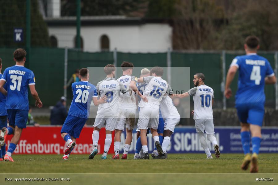 sport, action, SVD, SV Darmstadt 98 (U21), Mairec-Arena, Lotto Hessenliga, HFV, Fussball, FCB, FC Bayern Alzenau, Alzenau, 22.02.2025 - Bild-ID: 2467322