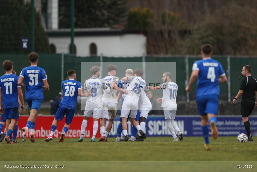 sport, action, SVD, SV Darmstadt 98 (U21), Mairec-Arena, Lotto Hessenliga, HFV, Fussball, FCB, FC Bayern Alzenau, Alzenau, 22.02.2025 - Bild-ID: 2467323