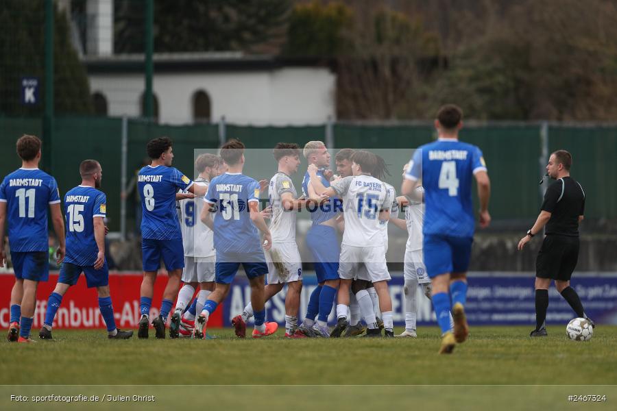 sport, action, SVD, SV Darmstadt 98 (U21), Mairec-Arena, Lotto Hessenliga, HFV, Fussball, FCB, FC Bayern Alzenau, Alzenau, 22.02.2025 - Bild-ID: 2467324