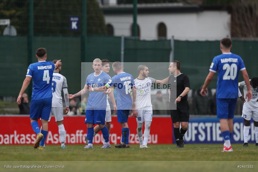 sport, action, SVD, SV Darmstadt 98 (U21), Mairec-Arena, Lotto Hessenliga, HFV, Fussball, FCB, FC Bayern Alzenau, Alzenau, 22.02.2025 - Bild-ID: 2467332