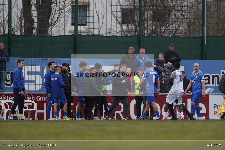 sport, action, SVD, SV Darmstadt 98 (U21), Mairec-Arena, Lotto Hessenliga, HFV, Fussball, FCB, FC Bayern Alzenau, Alzenau, 22.02.2025 - Bild-ID: 2467339 sport, action, SVD, SV Darmstadt 98 (U21), Mairec-Arena, Lotto Hessenliga, HFV, Fussball, FCB, FC Bayern Alzenau, Alzenau, 22.02.2025 - Bild-ID: 2467339