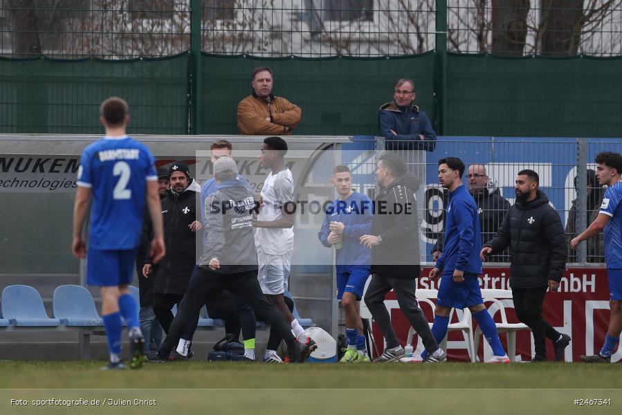 sport, action, SVD, SV Darmstadt 98 (U21), Mairec-Arena, Lotto Hessenliga, HFV, Fussball, FCB, FC Bayern Alzenau, Alzenau, 22.02.2025 - Bild-ID: 2467341 sport, action, SVD, SV Darmstadt 98 (U21), Mairec-Arena, Lotto Hessenliga, HFV, Fussball, FCB, FC Bayern Alzenau, Alzenau, 22.02.2025 - Bild-ID: 2467341