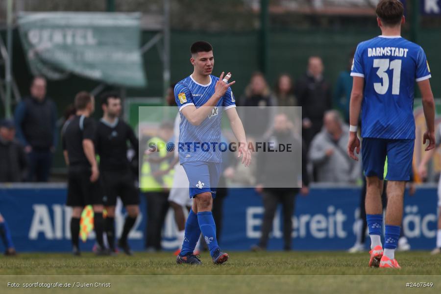 sport, action, SVD, SV Darmstadt 98 (U21), Mairec-Arena, Lotto Hessenliga, HFV, Fussball, FCB, FC Bayern Alzenau, Alzenau, 22.02.2025 - Bild-ID: 2467349 sport, action, SVD, SV Darmstadt 98 (U21), Mairec-Arena, Lotto Hessenliga, HFV, Fussball, FCB, FC Bayern Alzenau, Alzenau, 22.02.2025 - Bild-ID: 2467349