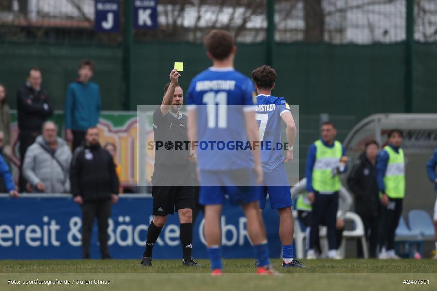 sport, action, SVD, SV Darmstadt 98 (U21), Mairec-Arena, Lotto Hessenliga, HFV, Fussball, FCB, FC Bayern Alzenau, Alzenau, 22.02.2025 - Bild-ID: 2467351 sport, action, SVD, SV Darmstadt 98 (U21), Mairec-Arena, Lotto Hessenliga, HFV, Fussball, FCB, FC Bayern Alzenau, Alzenau, 22.02.2025 - Bild-ID: 2467351