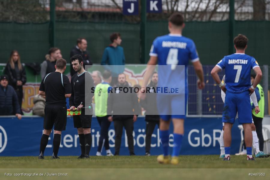 sport, action, SVD, SV Darmstadt 98 (U21), Mairec-Arena, Lotto Hessenliga, HFV, Fussball, FCB, FC Bayern Alzenau, Alzenau, 22.02.2025 - Bild-ID: 2467352 sport, action, SVD, SV Darmstadt 98 (U21), Mairec-Arena, Lotto Hessenliga, HFV, Fussball, FCB, FC Bayern Alzenau, Alzenau, 22.02.2025 - Bild-ID: 2467352