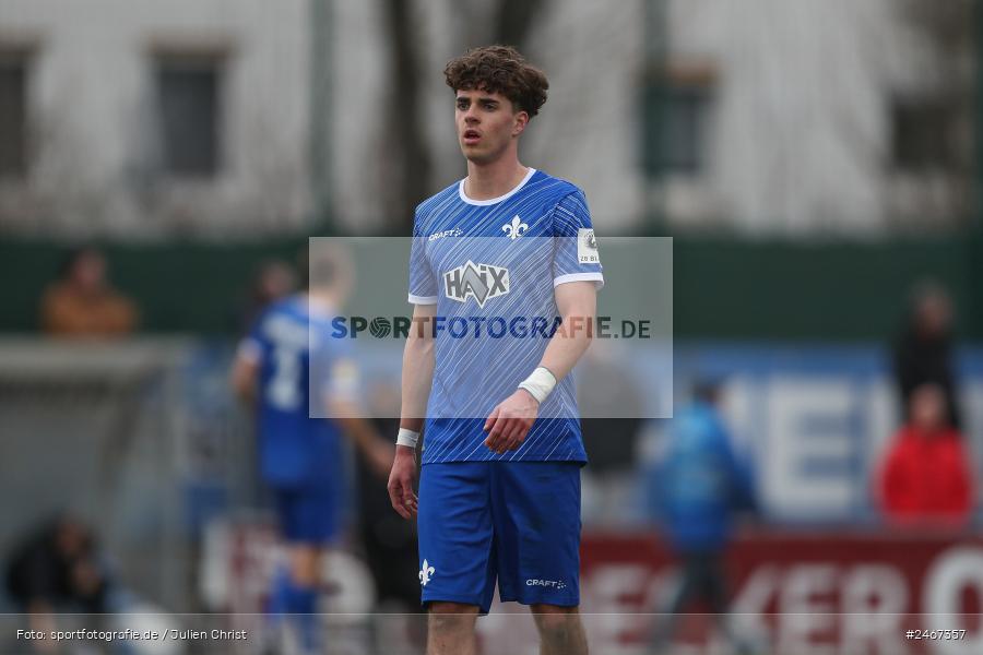 sport, action, SVD, SV Darmstadt 98 (U21), Mairec-Arena, Lotto Hessenliga, HFV, Fussball, FCB, FC Bayern Alzenau, Alzenau, 22.02.2025 - Bild-ID: 2467357 sport, action, SVD, SV Darmstadt 98 (U21), Mairec-Arena, Lotto Hessenliga, HFV, Fussball, FCB, FC Bayern Alzenau, Alzenau, 22.02.2025 - Bild-ID: 2467357