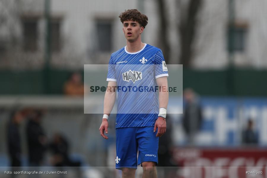 sport, action, SVD, SV Darmstadt 98 (U21), Mairec-Arena, Lotto Hessenliga, HFV, Fussball, FCB, FC Bayern Alzenau, Alzenau, 22.02.2025 - Bild-ID: 2467360 sport, action, SVD, SV Darmstadt 98 (U21), Mairec-Arena, Lotto Hessenliga, HFV, Fussball, FCB, FC Bayern Alzenau, Alzenau, 22.02.2025 - Bild-ID: 2467360