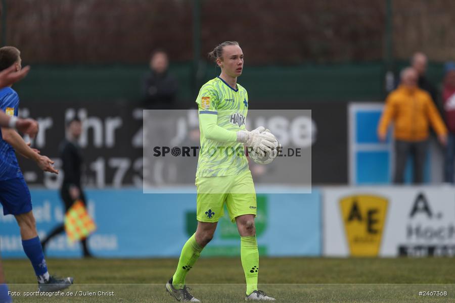 sport, action, SVD, SV Darmstadt 98 (U21), Mairec-Arena, Lotto Hessenliga, HFV, Fussball, FCB, FC Bayern Alzenau, Alzenau, 22.02.2025 - Bild-ID: 2467368