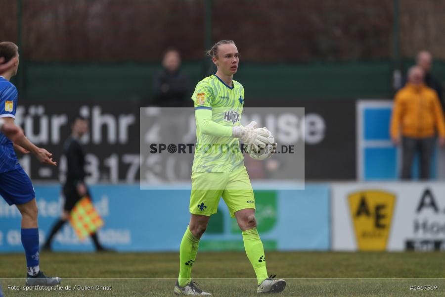 sport, action, SVD, SV Darmstadt 98 (U21), Mairec-Arena, Lotto Hessenliga, HFV, Fussball, FCB, FC Bayern Alzenau, Alzenau, 22.02.2025 - Bild-ID: 2467369