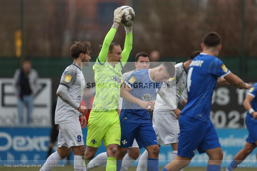 sport, action, SVD, SV Darmstadt 98 (U21), Mairec-Arena, Lotto Hessenliga, HFV, Fussball, FCB, FC Bayern Alzenau, Alzenau, 22.02.2025 - Bild-ID: 2467371