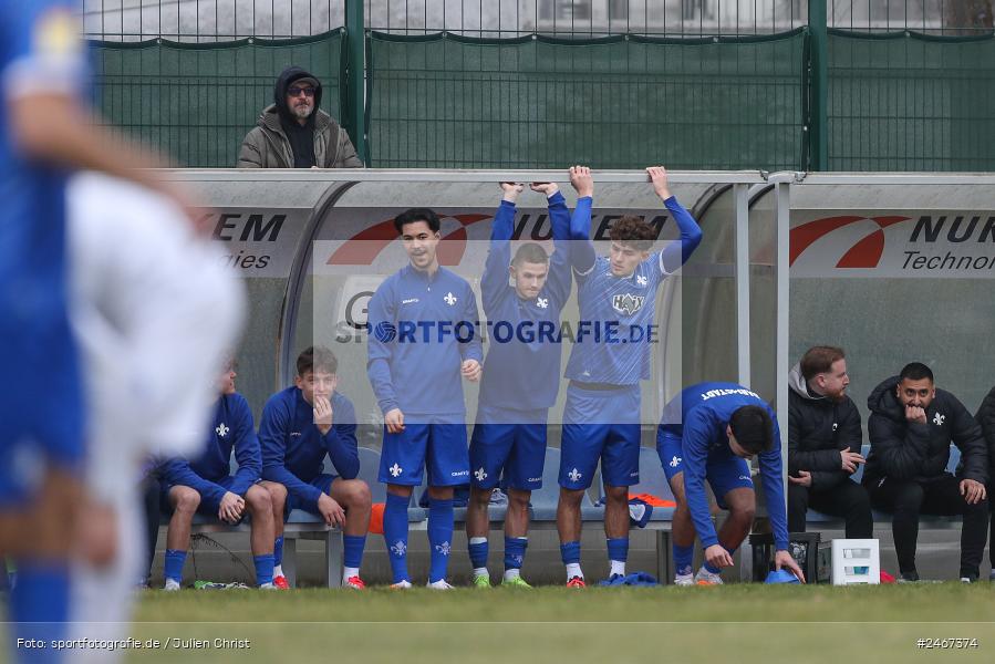 sport, action, SVD, SV Darmstadt 98 (U21), Mairec-Arena, Lotto Hessenliga, HFV, Fussball, FCB, FC Bayern Alzenau, Alzenau, 22.02.2025 - Bild-ID: 2467374