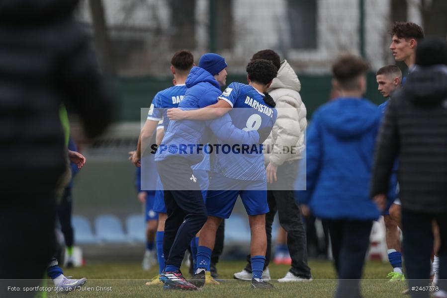 sport, action, SVD, SV Darmstadt 98 (U21), Mairec-Arena, Lotto Hessenliga, HFV, Fussball, FCB, FC Bayern Alzenau, Alzenau, 22.02.2025 - Bild-ID: 2467378