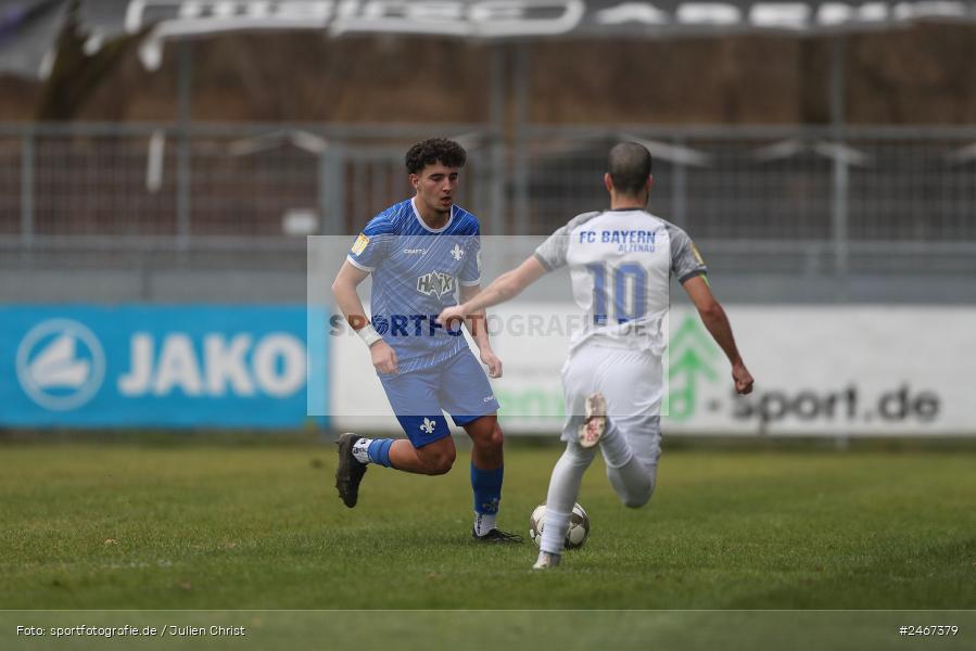 sport, action, SVD, SV Darmstadt 98 (U21), Mairec-Arena, Lotto Hessenliga, HFV, Fussball, FCB, FC Bayern Alzenau, Alzenau, 22.02.2025 - Bild-ID: 2467379