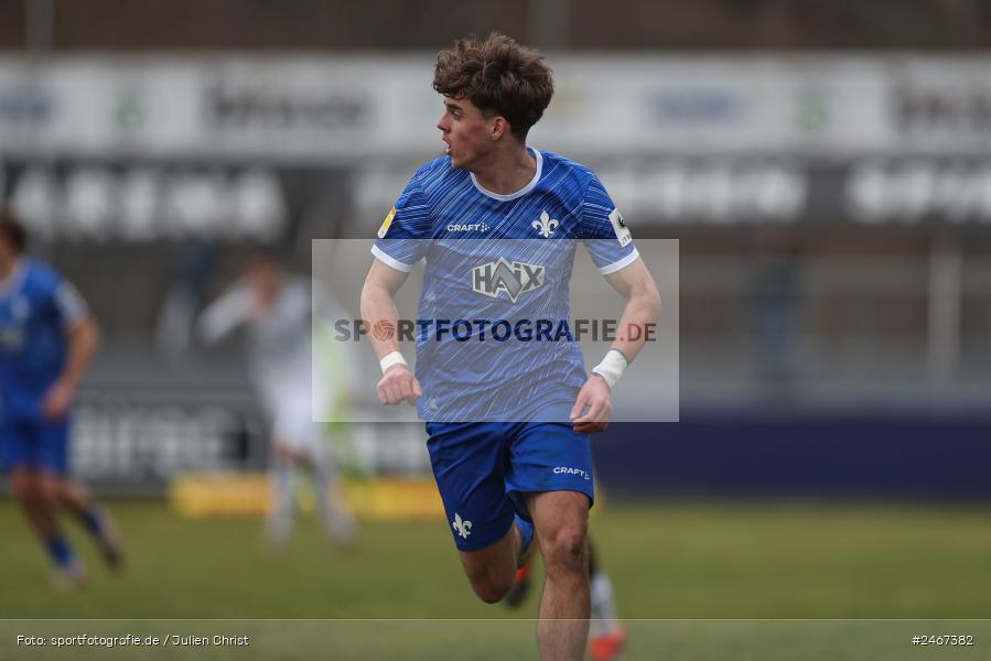 sport, action, SVD, SV Darmstadt 98 (U21), Mairec-Arena, Lotto Hessenliga, HFV, Fussball, FCB, FC Bayern Alzenau, Alzenau, 22.02.2025 - Bild-ID: 2467382