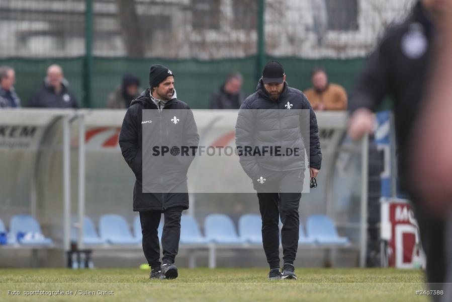 sport, action, SVD, SV Darmstadt 98 (U21), Mairec-Arena, Lotto Hessenliga, HFV, Fussball, FCB, FC Bayern Alzenau, Alzenau, 22.02.2025 - Bild-ID: 2467388