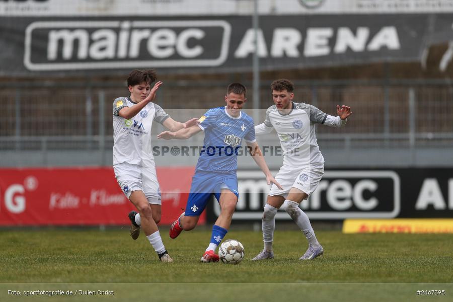 sport, action, SVD, SV Darmstadt 98 (U21), Mairec-Arena, Lotto Hessenliga, HFV, Fussball, FCB, FC Bayern Alzenau, Alzenau, 22.02.2025 - Bild-ID: 2467395