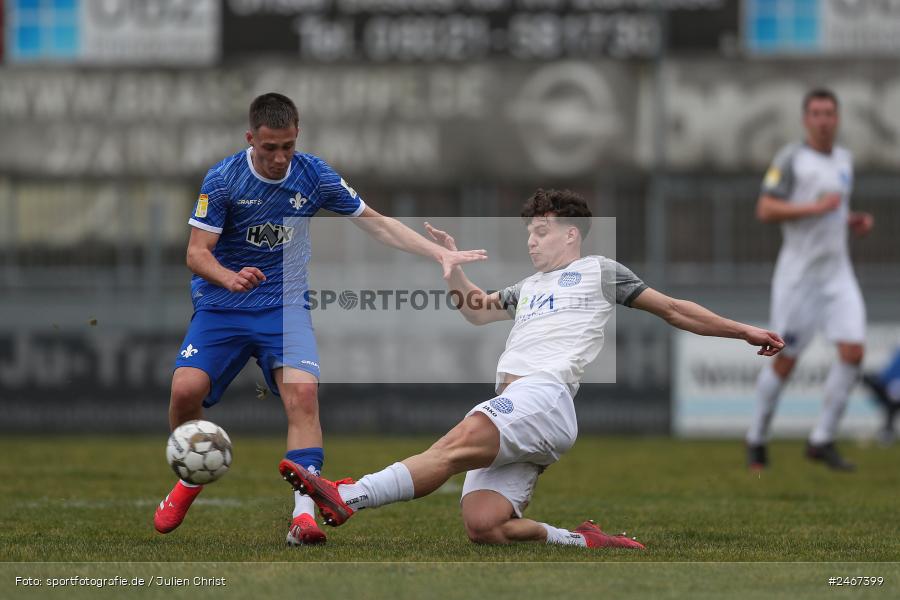 sport, action, SVD, SV Darmstadt 98 (U21), Mairec-Arena, Lotto Hessenliga, HFV, Fussball, FCB, FC Bayern Alzenau, Alzenau, 22.02.2025 - Bild-ID: 2467399