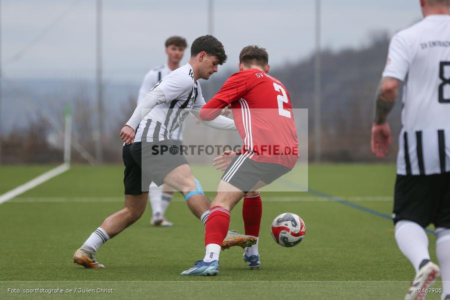 Sportplatz, Thüngersheim, 01.03.2025, sport, action, BFV, Fussball, Freundschaftsepiele, Landesliga Odenwald, Bezirksliga Unterfranken West, SV Eintracht Nassig, SV Birkenfeld - Bild-ID: 2467905