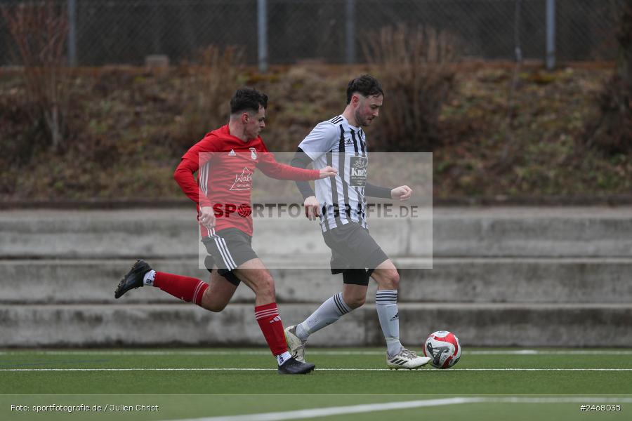 Sportplatz, Thüngersheim, 01.03.2025, sport, action, BFV, Fussball, Freundschaftsepiele, Landesliga Odenwald, Bezirksliga Unterfranken West, SV Eintracht Nassig, SV Birkenfeld - Bild-ID: 2468035