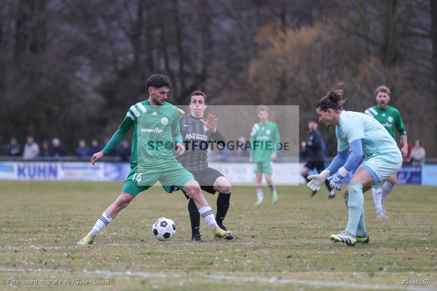 Sportplatz, Karlburg, 01.03.2025, sport, action, BFV, Fussball, 23. Spieltag, Bayernliga Nord, SVF, TSV, SV Fortuna Regensburg, TSV Karlburg - Bild-ID: 2468057