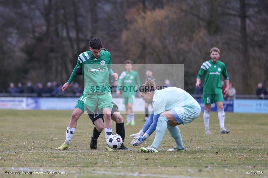 Sportplatz, Karlburg, 01.03.2025, sport, action, BFV, Fussball, 23. Spieltag, Bayernliga Nord, SVF, TSV, SV Fortuna Regensburg, TSV Karlburg - Bild-ID: 2468058