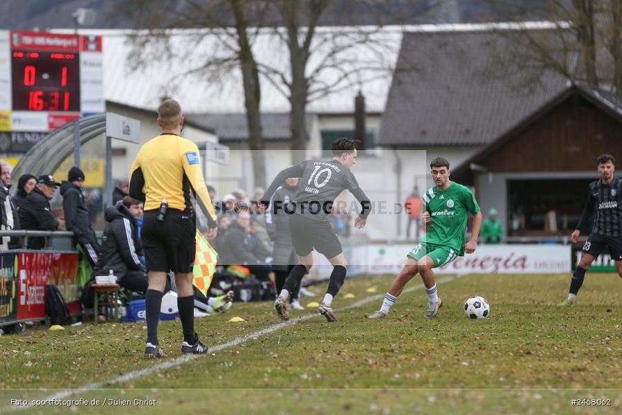 Sportplatz, Karlburg, 01.03.2025, sport, action, BFV, Fussball, 23. Spieltag, Bayernliga Nord, SVF, TSV, SV Fortuna Regensburg, TSV Karlburg - Bild-ID: 2468062