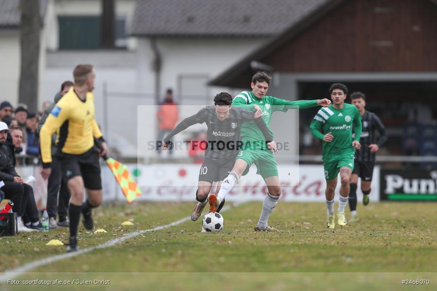 Sportplatz, Karlburg, 01.03.2025, sport, action, BFV, Fussball, 23. Spieltag, Bayernliga Nord, SVF, TSV, SV Fortuna Regensburg, TSV Karlburg - Bild-ID: 2468070