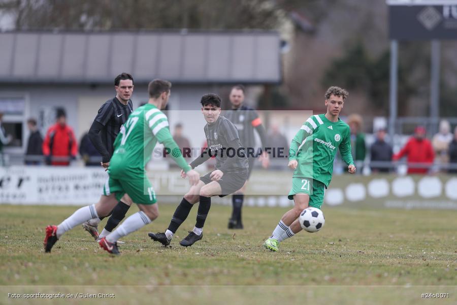 Sportplatz, Karlburg, 01.03.2025, sport, action, BFV, Fussball, 23. Spieltag, Bayernliga Nord, SVF, TSV, SV Fortuna Regensburg, TSV Karlburg - Bild-ID: 2468071