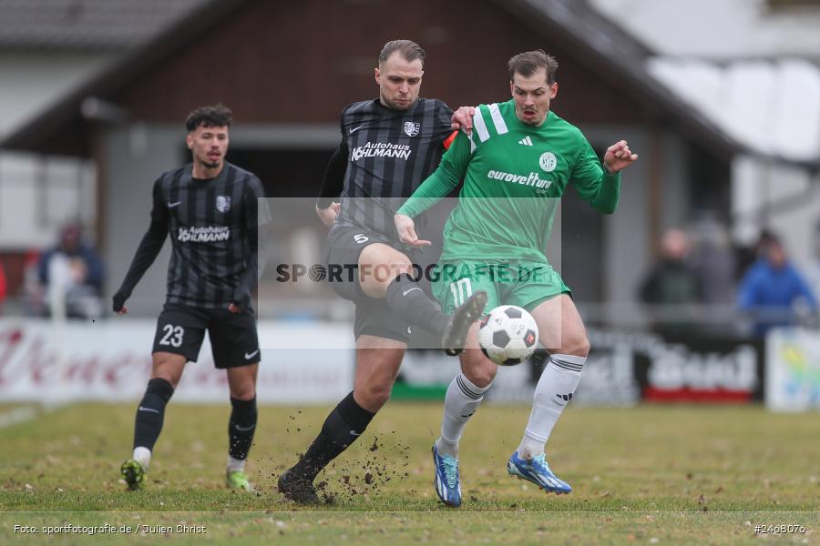 Sportplatz, Karlburg, 01.03.2025, sport, action, BFV, Fussball, 23. Spieltag, Bayernliga Nord, SVF, TSV, SV Fortuna Regensburg, TSV Karlburg - Bild-ID: 2468076
