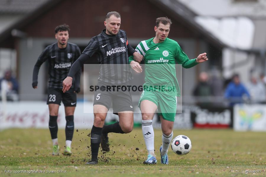 Sportplatz, Karlburg, 01.03.2025, sport, action, BFV, Fussball, 23. Spieltag, Bayernliga Nord, SVF, TSV, SV Fortuna Regensburg, TSV Karlburg - Bild-ID: 2468077