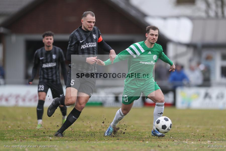 Sportplatz, Karlburg, 01.03.2025, sport, action, BFV, Fussball, 23. Spieltag, Bayernliga Nord, SVF, TSV, SV Fortuna Regensburg, TSV Karlburg - Bild-ID: 2468078