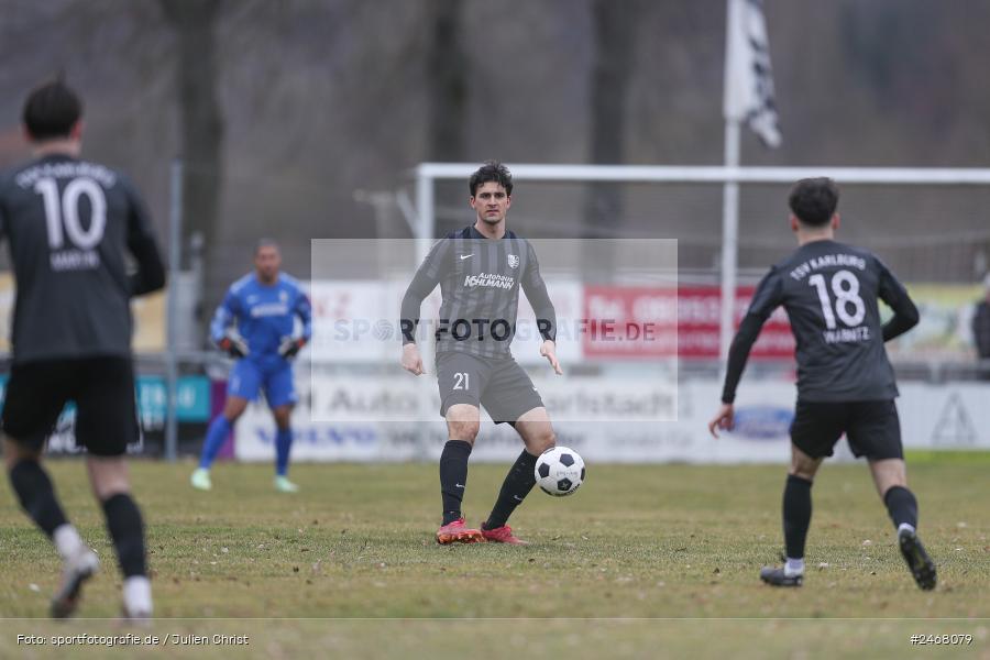 Sportplatz, Karlburg, 01.03.2025, sport, action, BFV, Fussball, 23. Spieltag, Bayernliga Nord, SVF, TSV, SV Fortuna Regensburg, TSV Karlburg - Bild-ID: 2468079