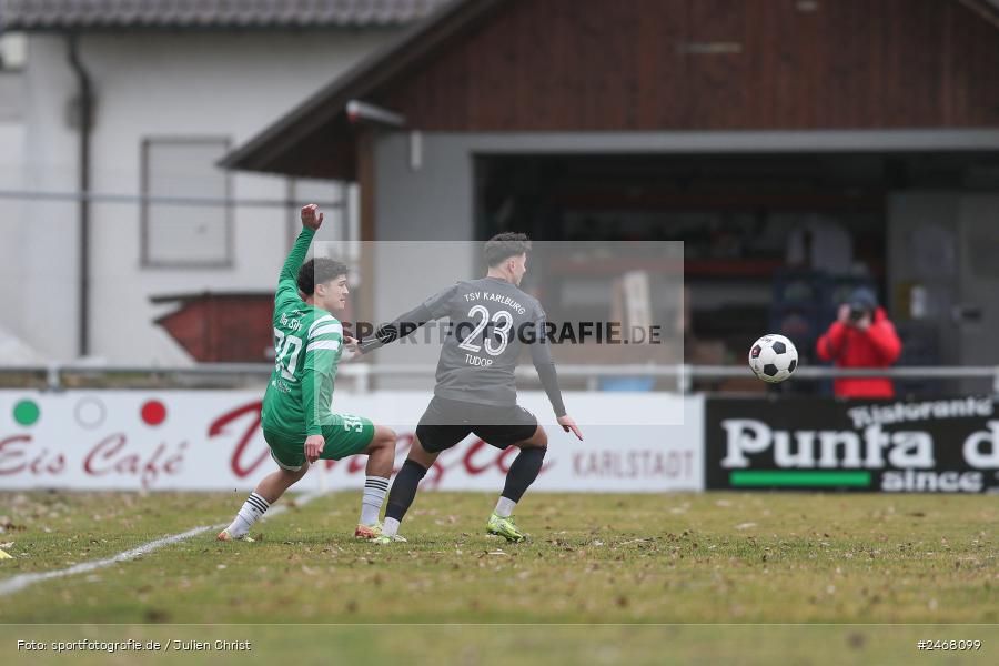 Sportplatz, Karlburg, 01.03.2025, sport, action, BFV, Fussball, 23. Spieltag, Bayernliga Nord, SVF, TSV, SV Fortuna Regensburg, TSV Karlburg - Bild-ID: 2468099