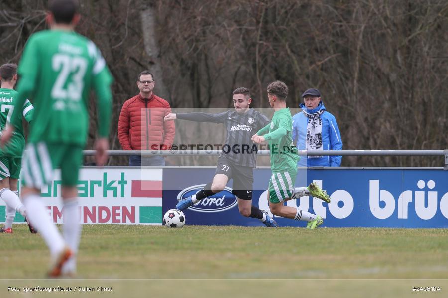 Sportplatz, Karlburg, 01.03.2025, sport, action, BFV, Fussball, 23. Spieltag, Bayernliga Nord, SVF, TSV, SV Fortuna Regensburg, TSV Karlburg - Bild-ID: 2468104