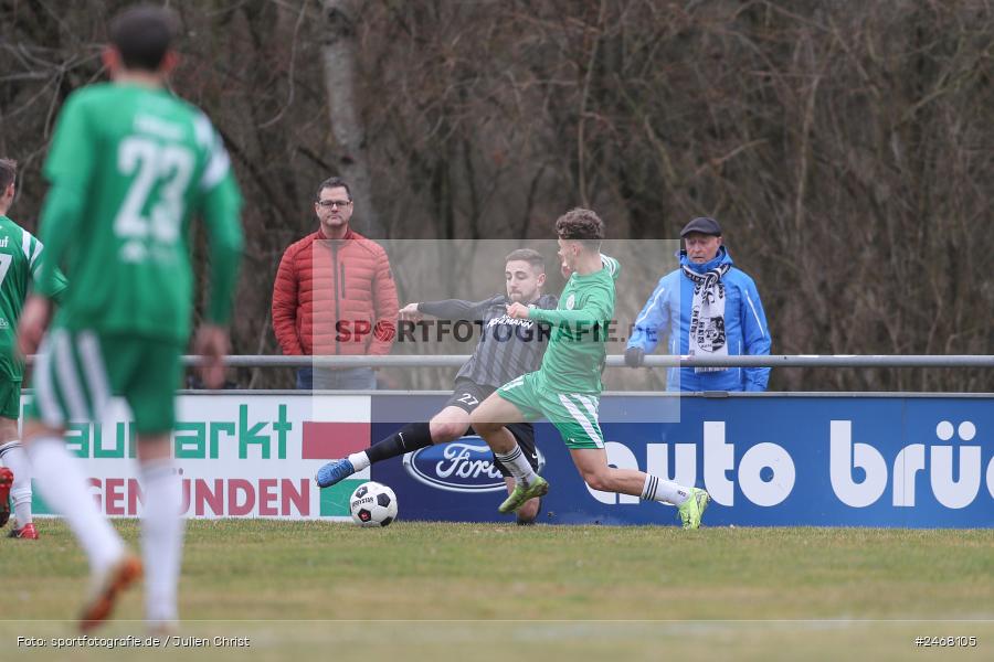 Sportplatz, Karlburg, 01.03.2025, sport, action, BFV, Fussball, 23. Spieltag, Bayernliga Nord, SVF, TSV, SV Fortuna Regensburg, TSV Karlburg - Bild-ID: 2468105 Sportplatz, Karlburg, 01.03.2025, sport, action, BFV, Fussball, 23. Spieltag, Bayernliga Nord, SVF, TSV, SV Fortuna Regensburg, TSV Karlburg - Bild-ID: 2468105