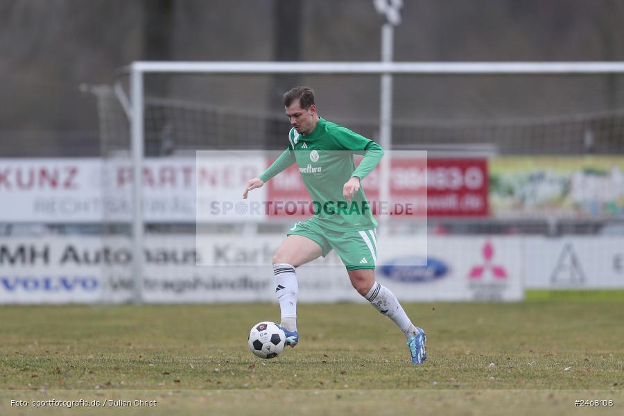 Sportplatz, Karlburg, 01.03.2025, sport, action, BFV, Fussball, 23. Spieltag, Bayernliga Nord, SVF, TSV, SV Fortuna Regensburg, TSV Karlburg - Bild-ID: 2468108 Sportplatz, Karlburg, 01.03.2025, sport, action, BFV, Fussball, 23. Spieltag, Bayernliga Nord, SVF, TSV, SV Fortuna Regensburg, TSV Karlburg - Bild-ID: 2468108